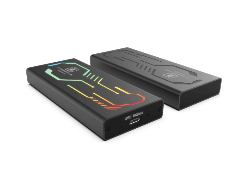 RGB M.2 SSD 外接機盒